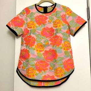 Aritzia Wilfred floral shirt size XS